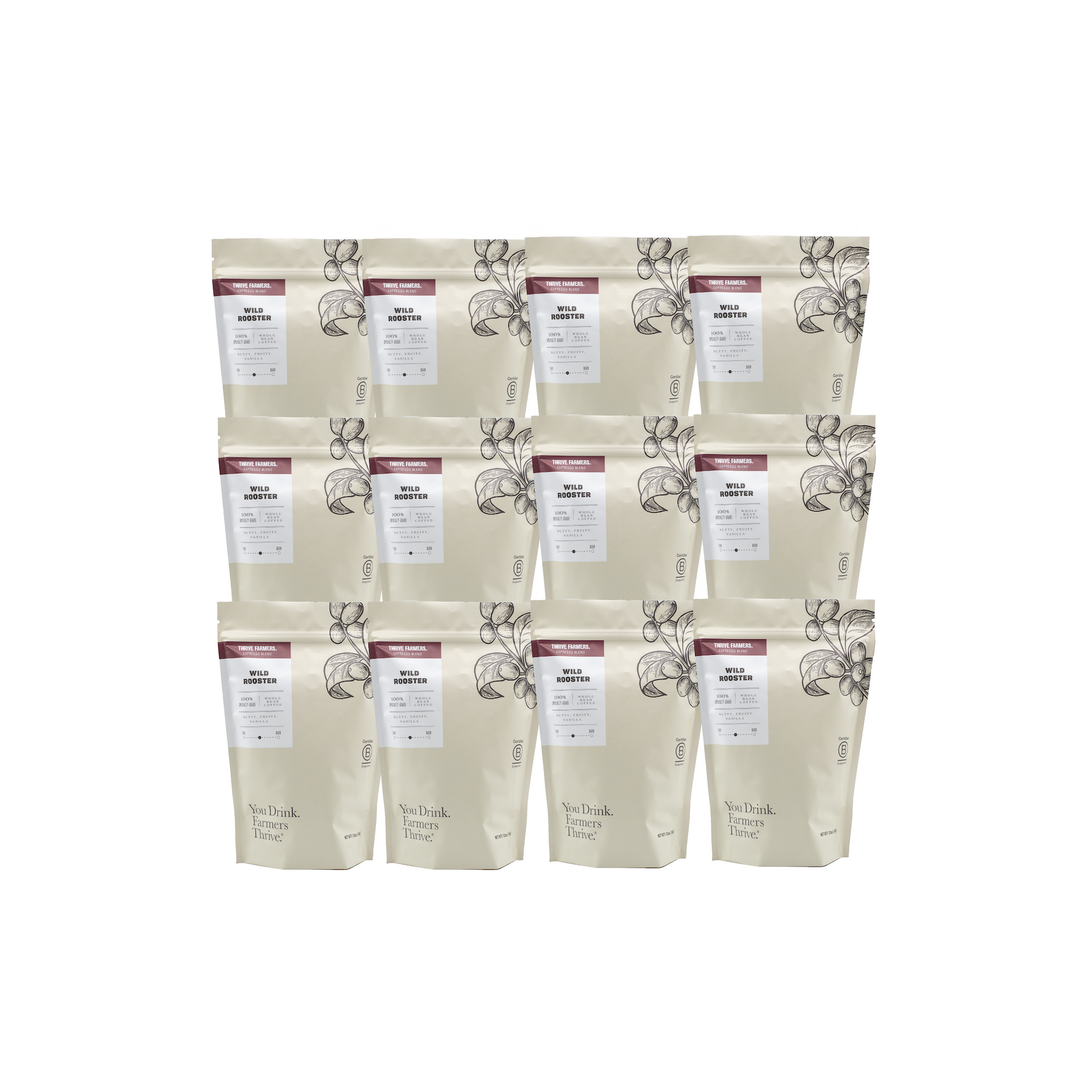 Wholesale:Wild Rooster 12 X 12 oz