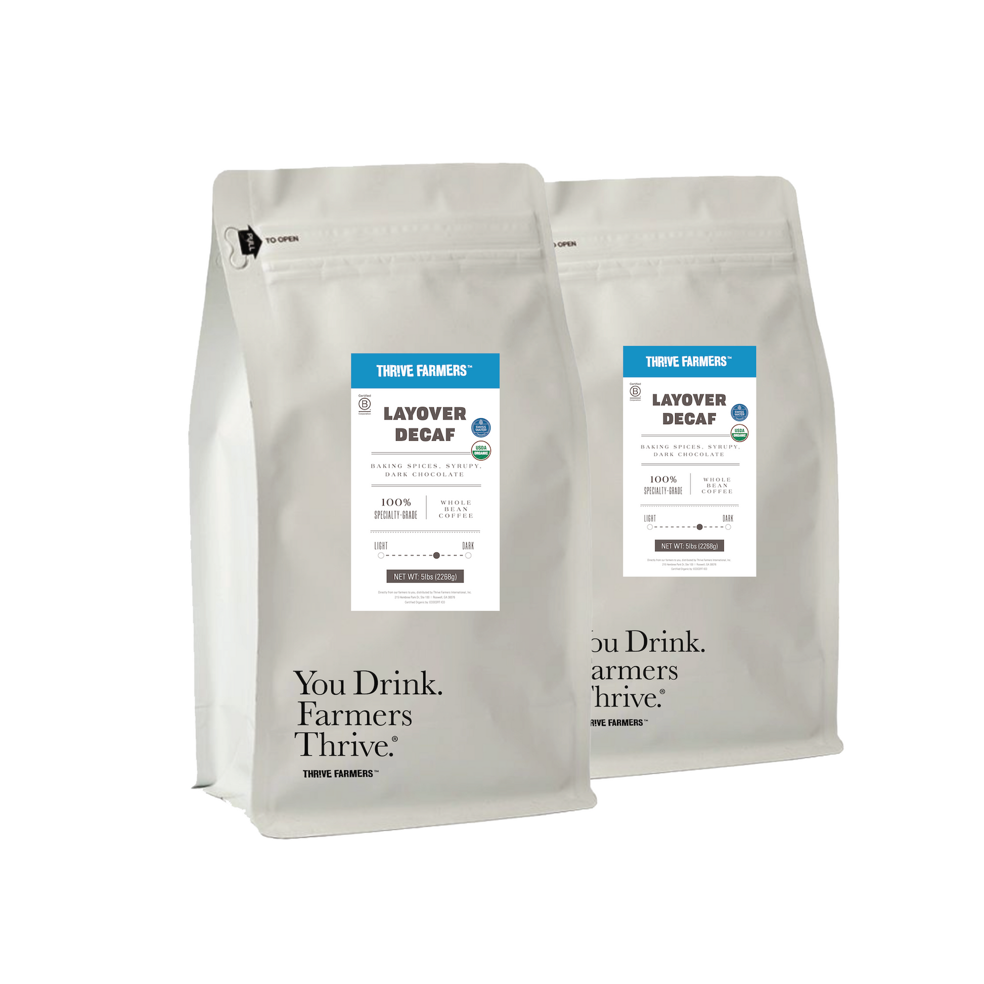 Wholesale:Layover Decaf 2 X 5 lbs